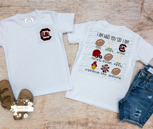 I Am Who You Say I Am Tees