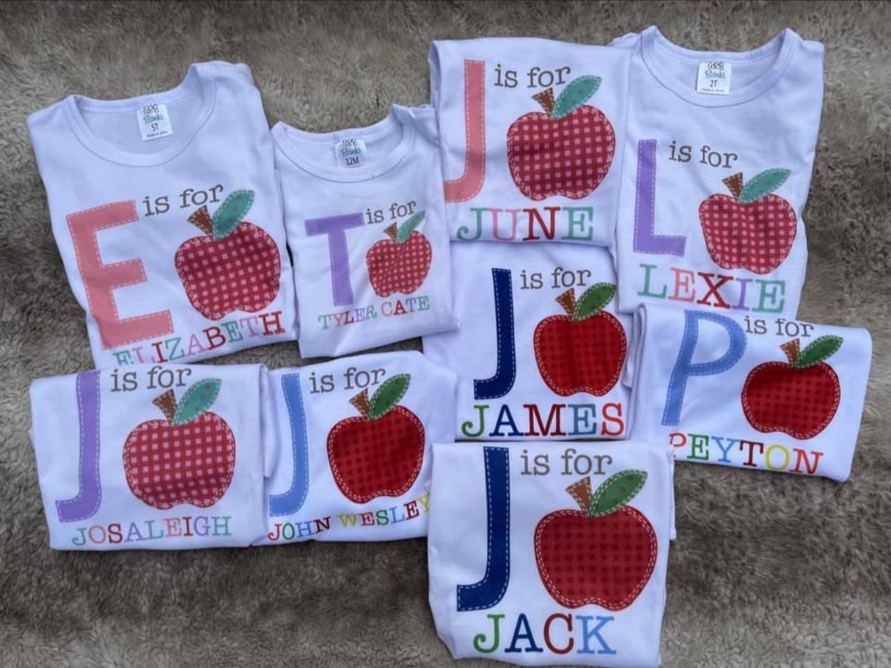 Back to School Name Tee