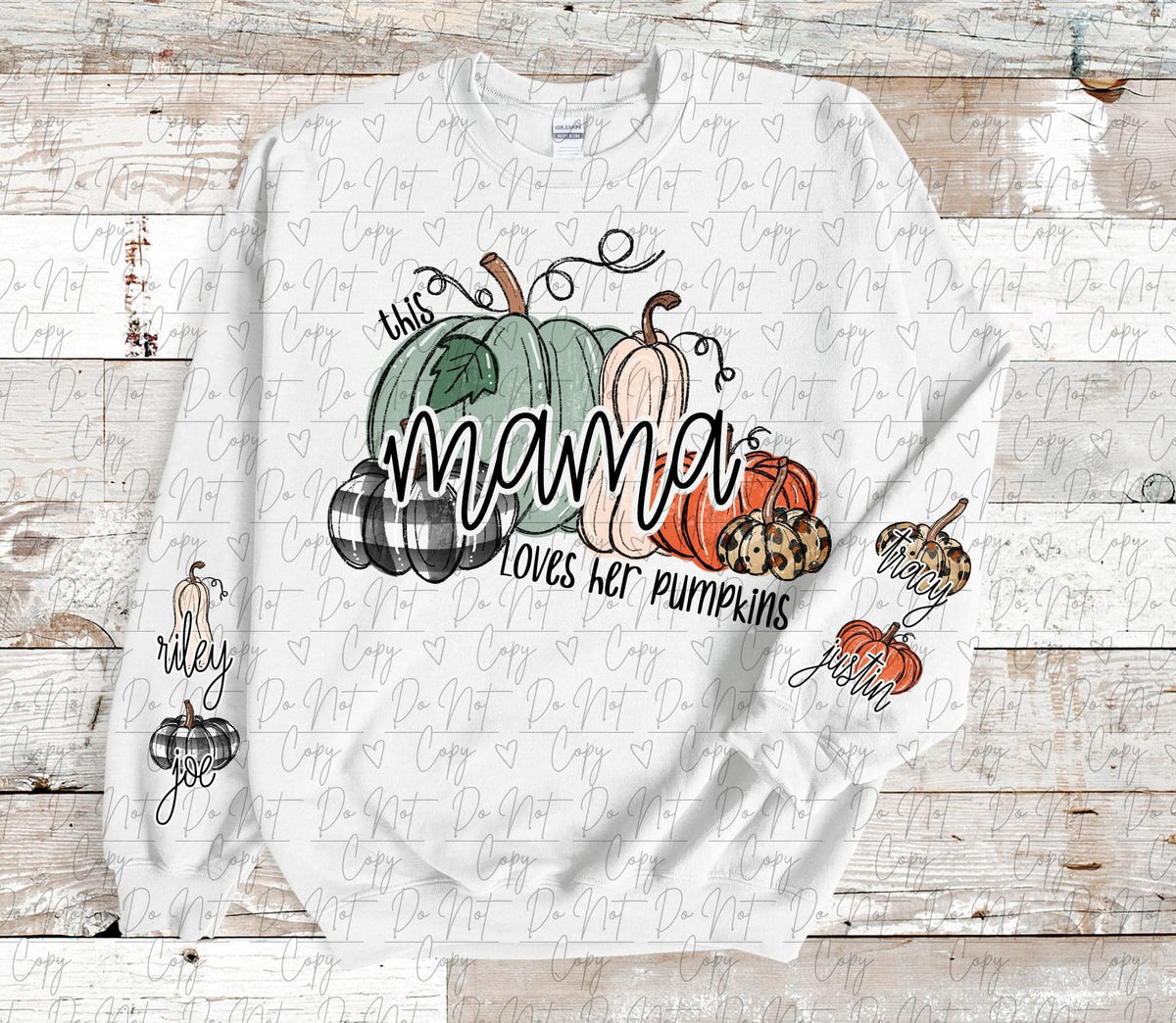 This Mama Loves Her Pumpkins Graphic Tee