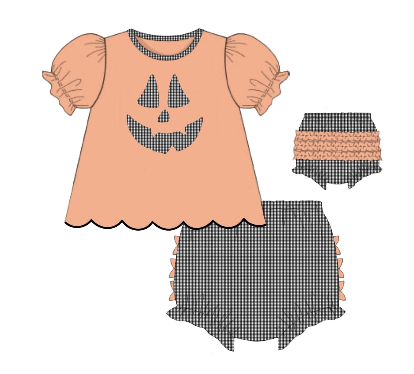 Jolly Jack-O-Lantern Bloomer Set-ETA SEPTEMBER