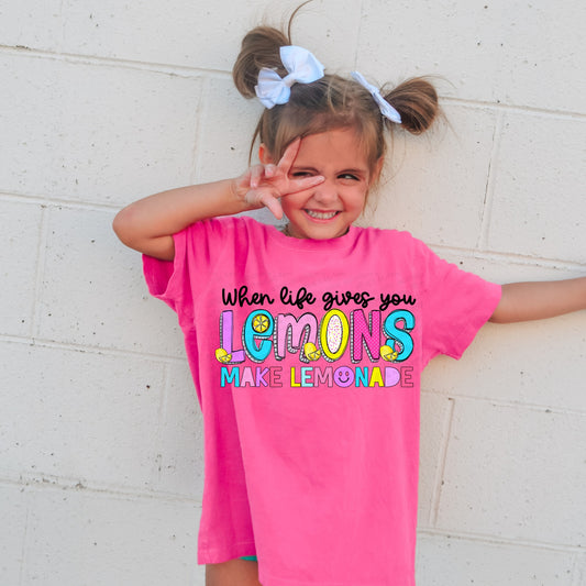 When Life Gives You Lemons Comfort Color Tee-Adult