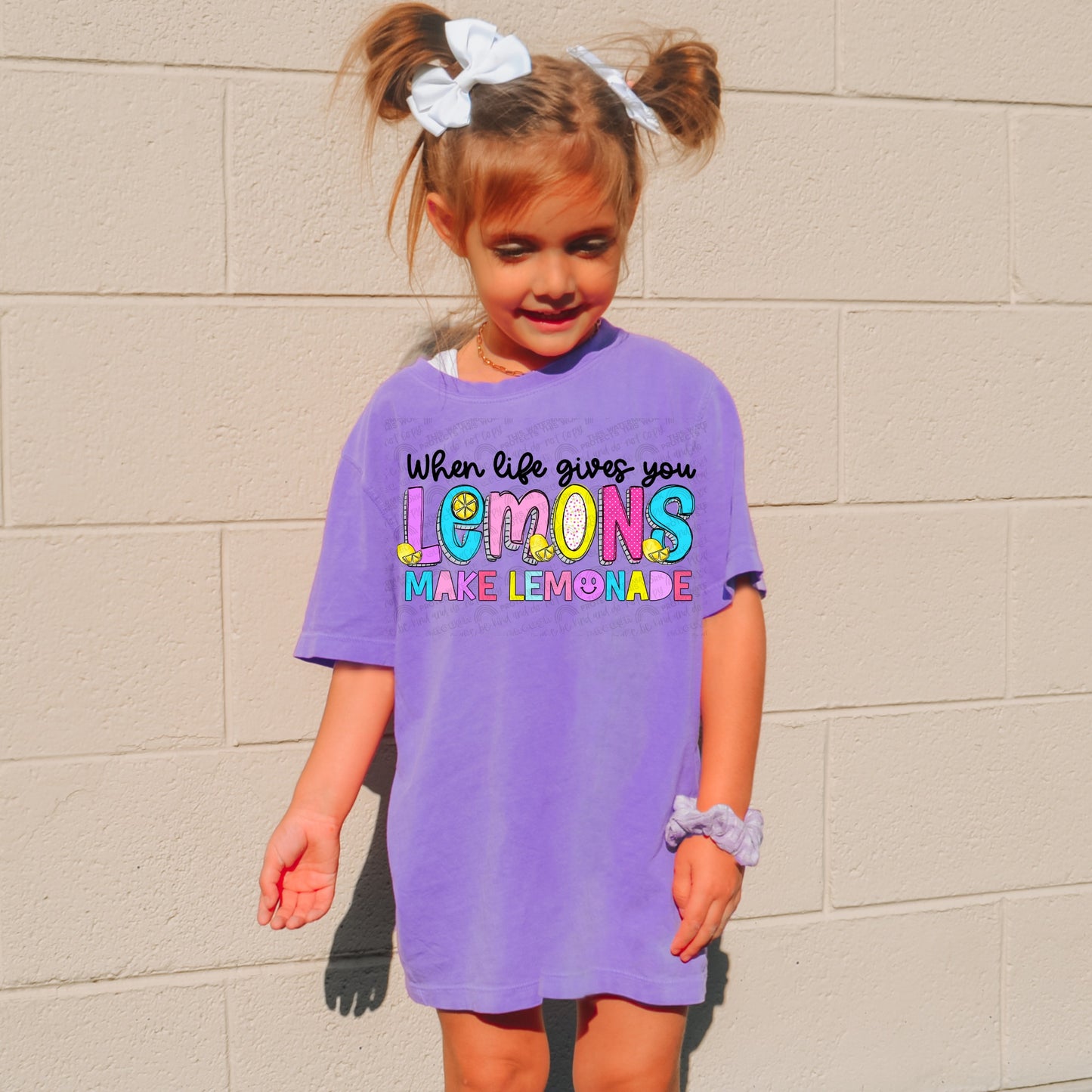 When Life Gives You Lemons Comfort Color Tee-Adult