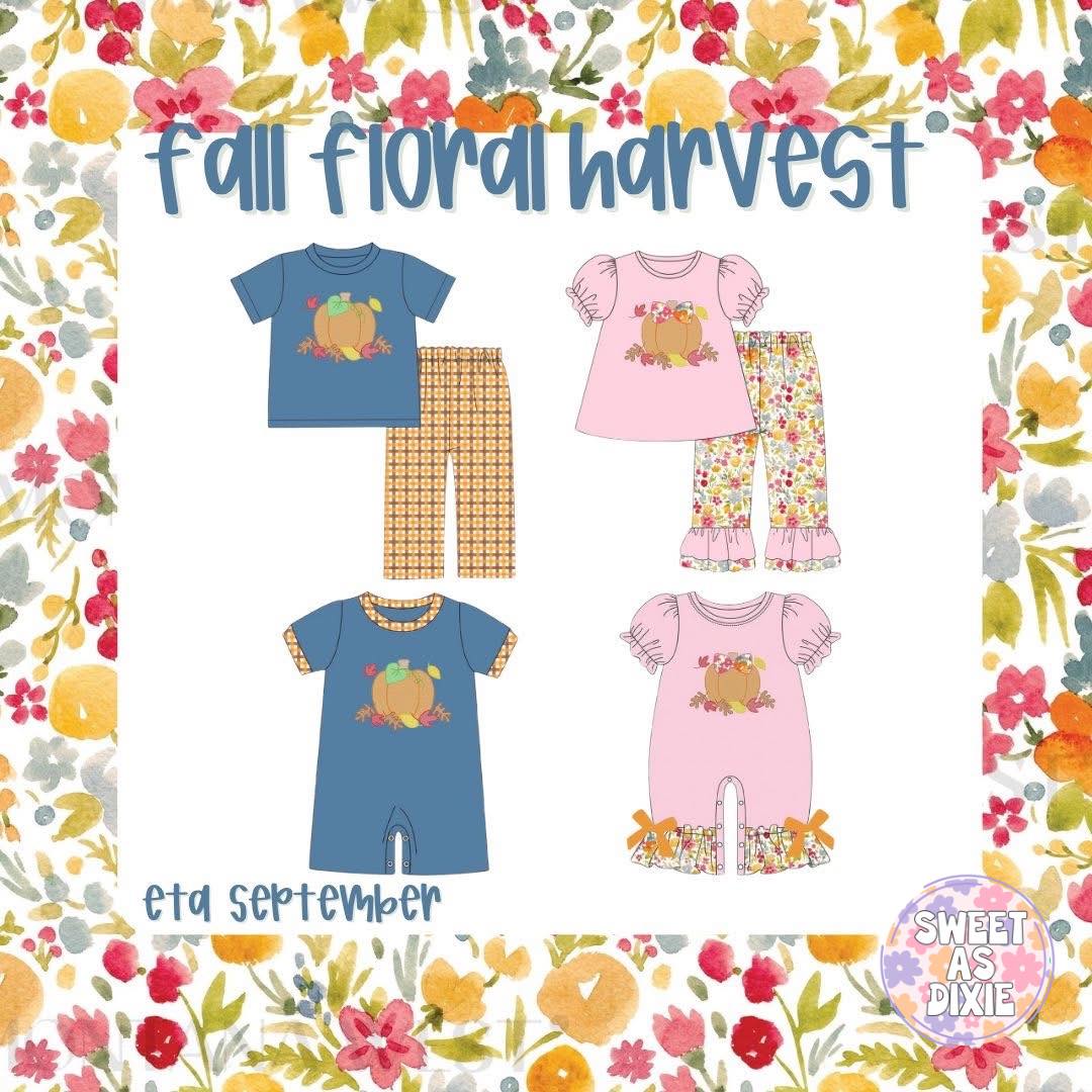 Fall Floral Harvest Collection-ETA SEPTEMBER