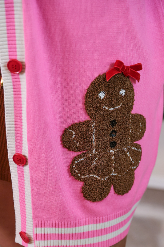 Ginny The Gingerbread Girl Long Cardigan