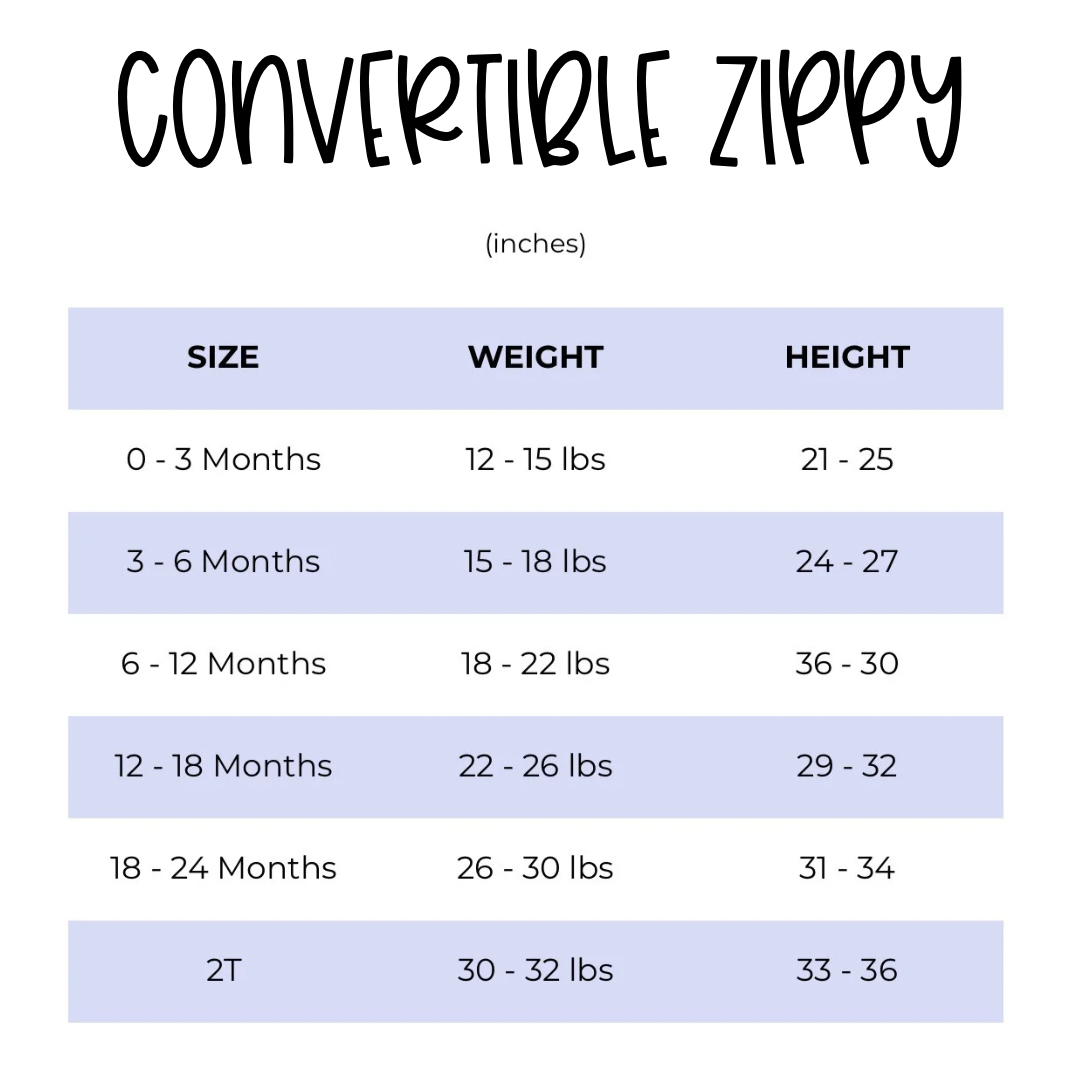 WS Coquette Bunny Bamboo Convertible Ruffle Zippy