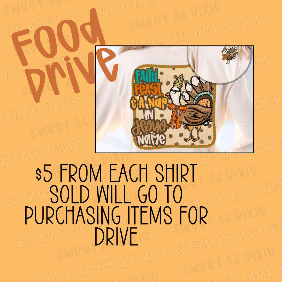 Faith & Feast Food Drive Tee