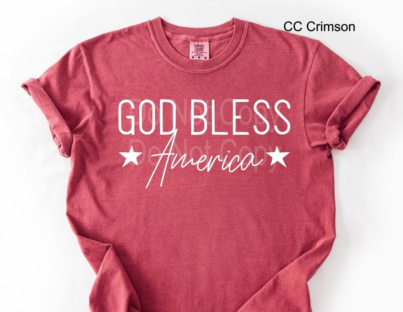 God Bless America-Comfort Colors