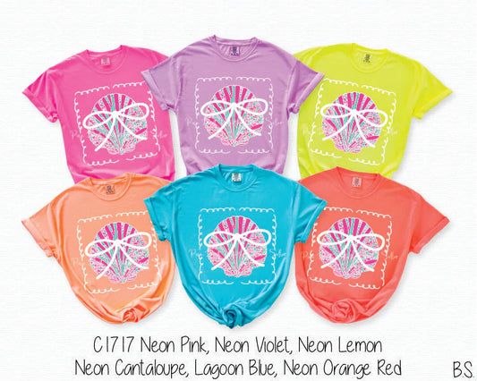 Seashell Preppy Coquette-Comfort Colors