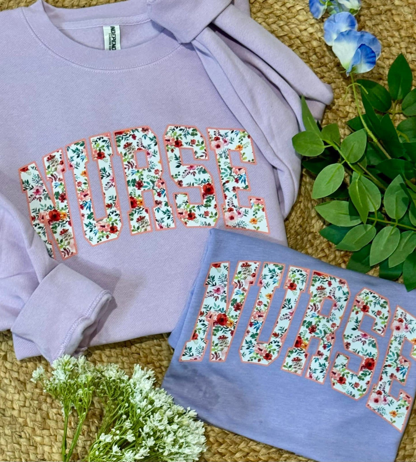 Nurse Floral Tees & Sweatshirts