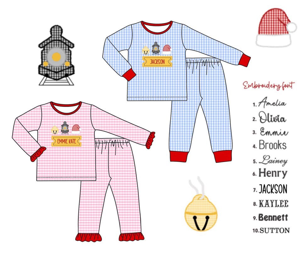 Personalized Hear The Bell Ring Pajama Sets-ETA October