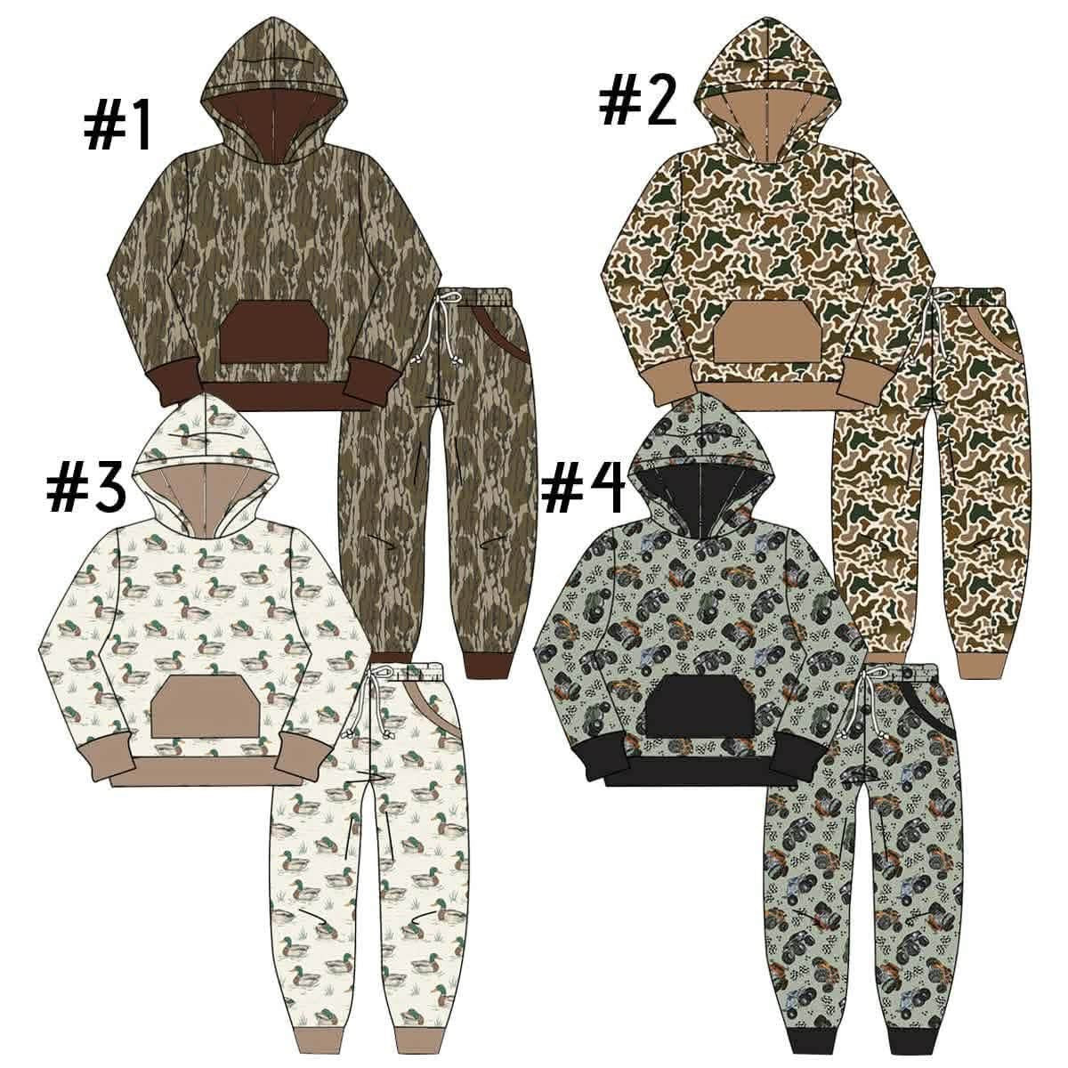 Boys Hooded Jogger Sets-ETA November