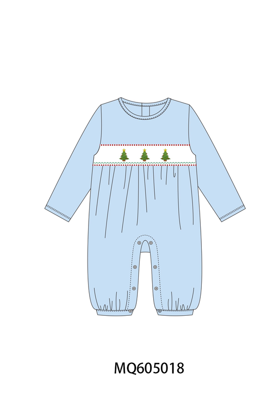Blue Christmas tree embroidery collection-ETA early December