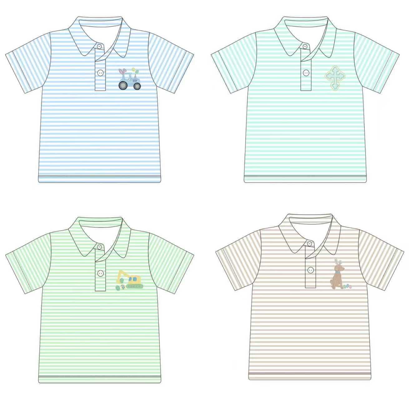 Boys Classic Comfort Polo Shirts- ETA February