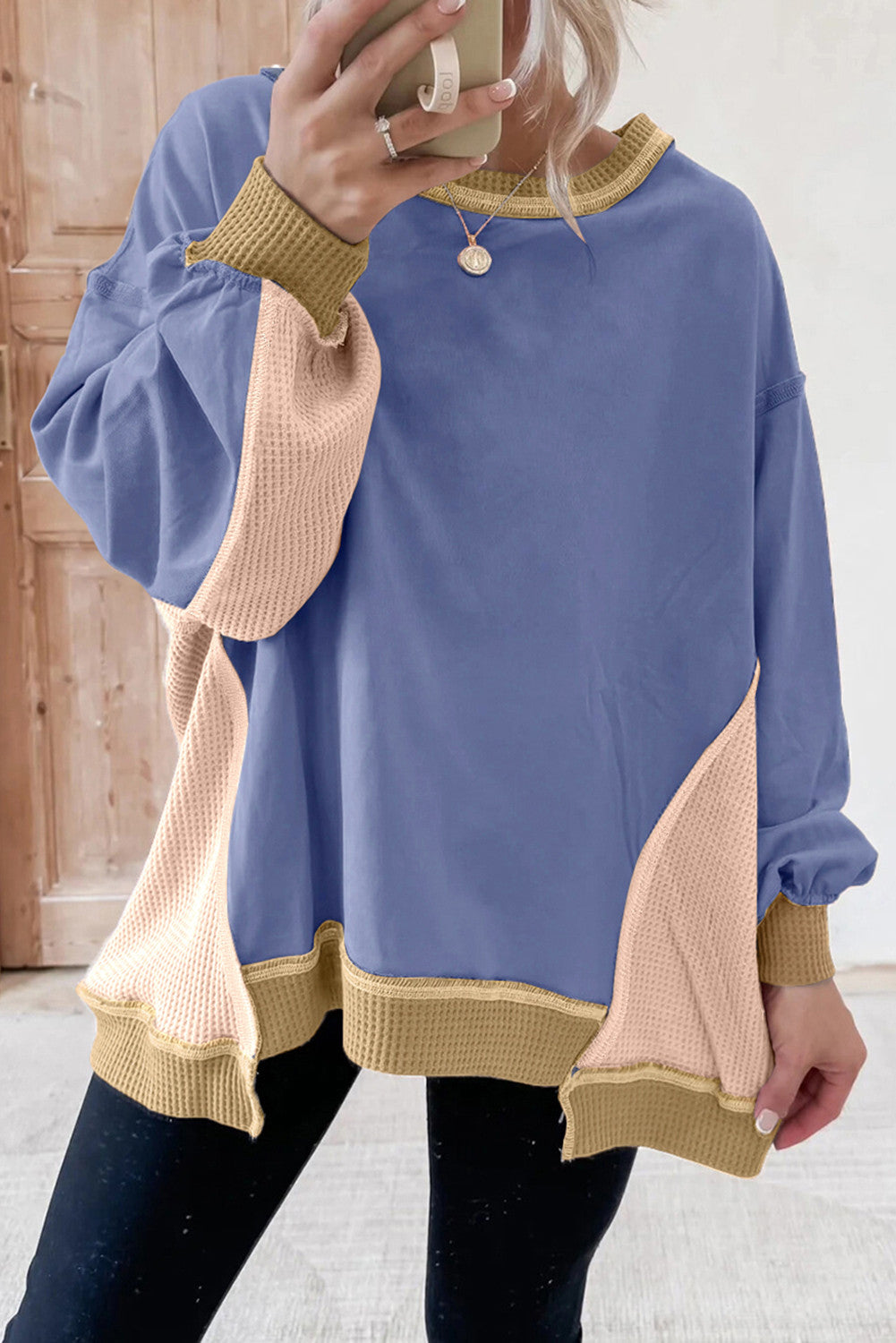 Colorblock Oversized Sweatshirt *THREE COLORS* Preorder-November