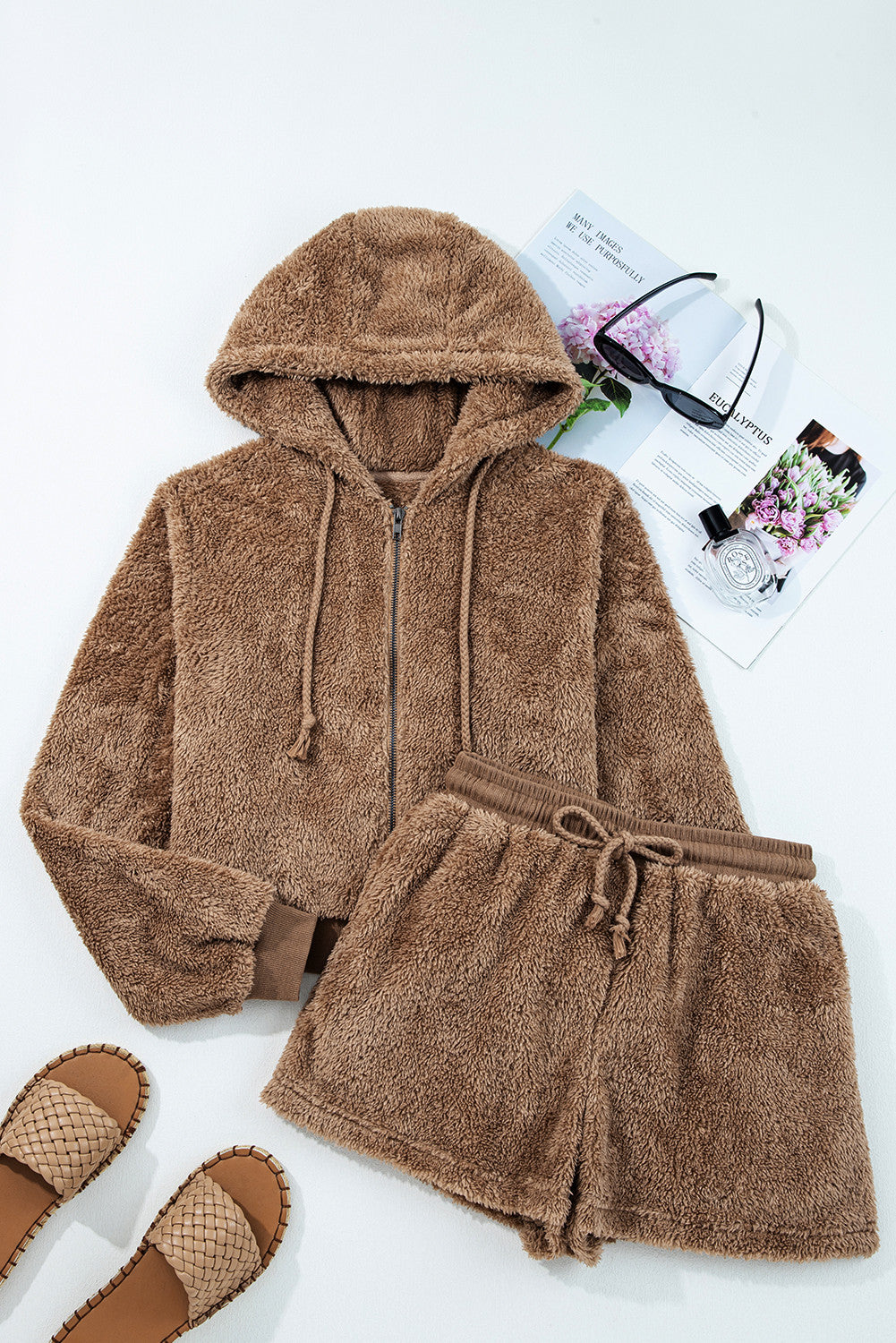 Zip Up Hoodie Sherpa Set Preorder-November