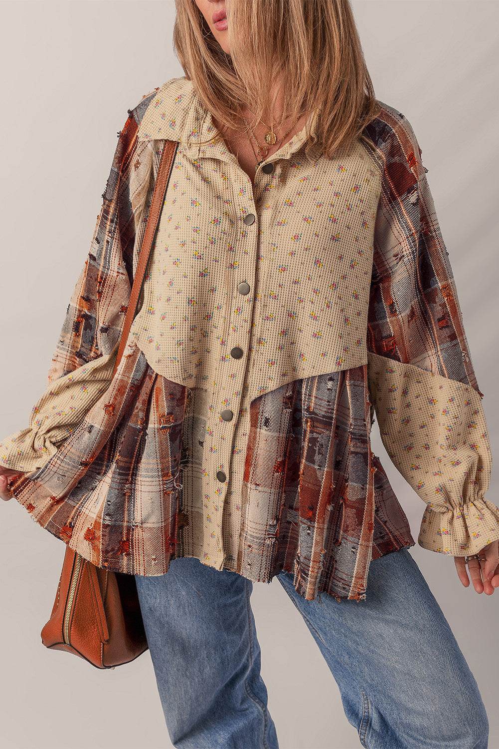 Boho Plaid Shacket Preorder-November