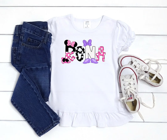 PERSONALIZED CLUBHOUSE NAME KIDS TEE