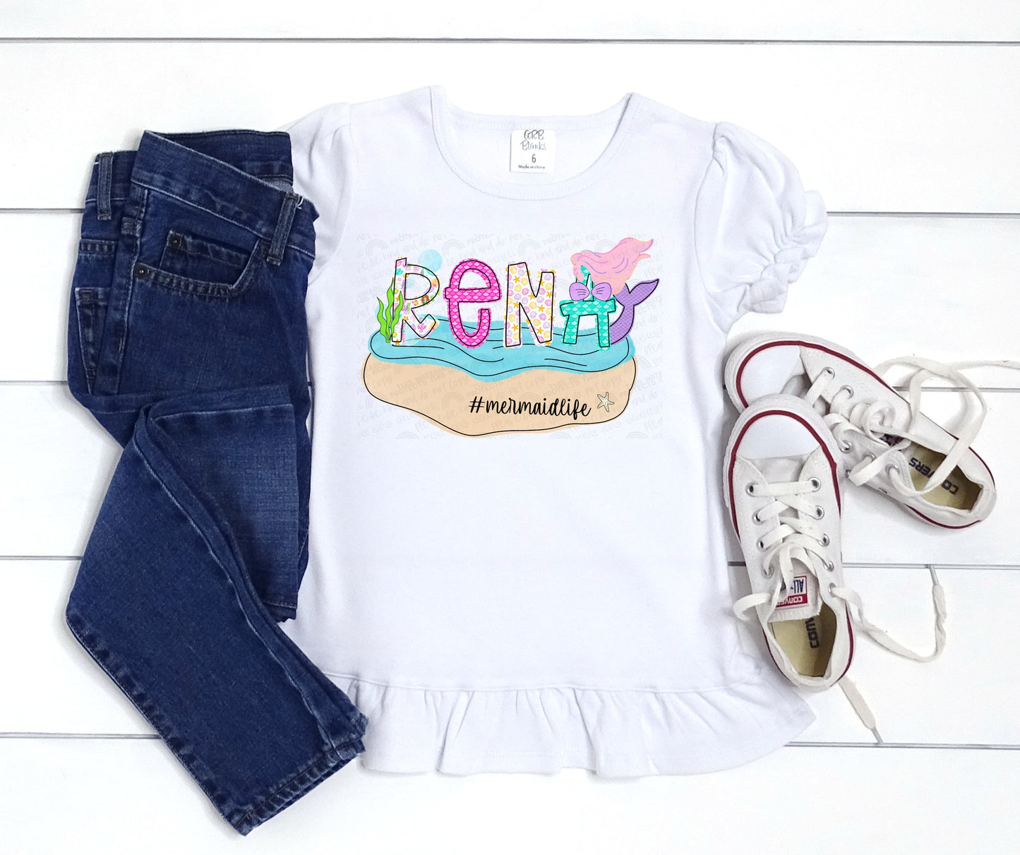Personalized Mermaid Tee