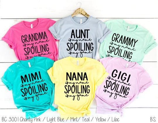 Spoiling Is My Game Tee