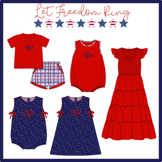 LET FREEDOM RING, INCLUDES MONOGRAM  (ETA MAY)