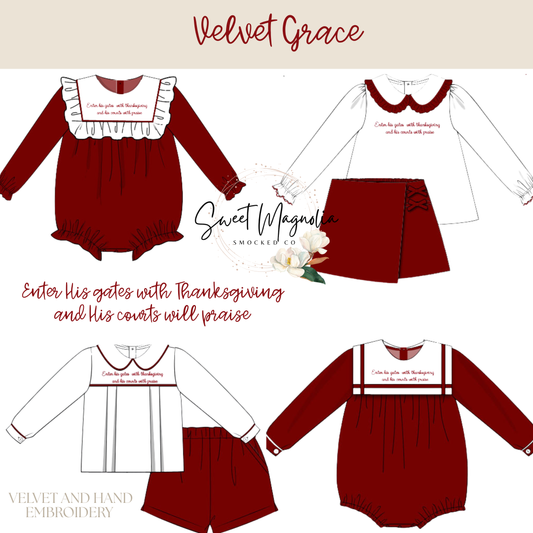 PO15 - Velvet Grace - ETA:  September to SMSC then you