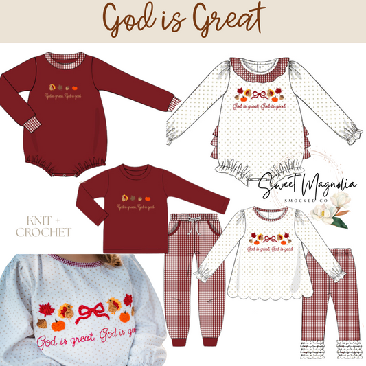 PO15 - God is Great - ETA:  September to SMSC then you