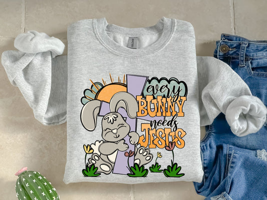 Every Bunny Needs Jesus-Completed Sweatshirt