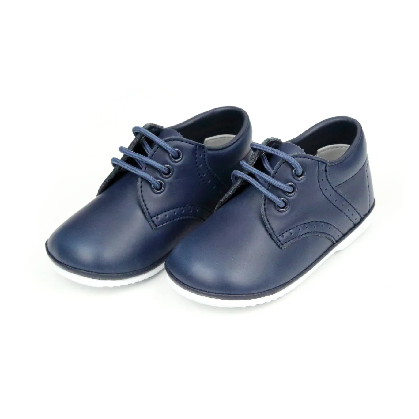 L'AMOUR PREORDER - James Waxed Leather Lace Up Shoe (Baby): ETA October