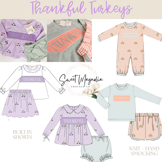 PO15 - Thankful Turkeys - ETA:  September to SMSC then you