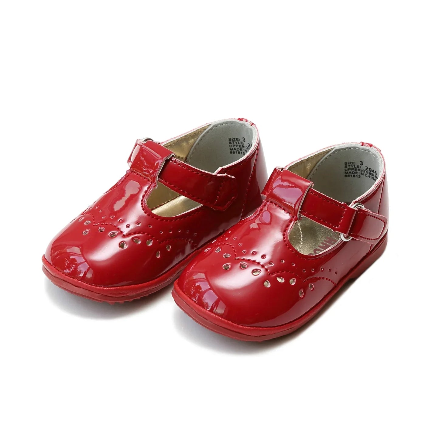 L'AMOUR PREORDER - Birdie Leather T-Strap Mary Jane (Baby): ETA October