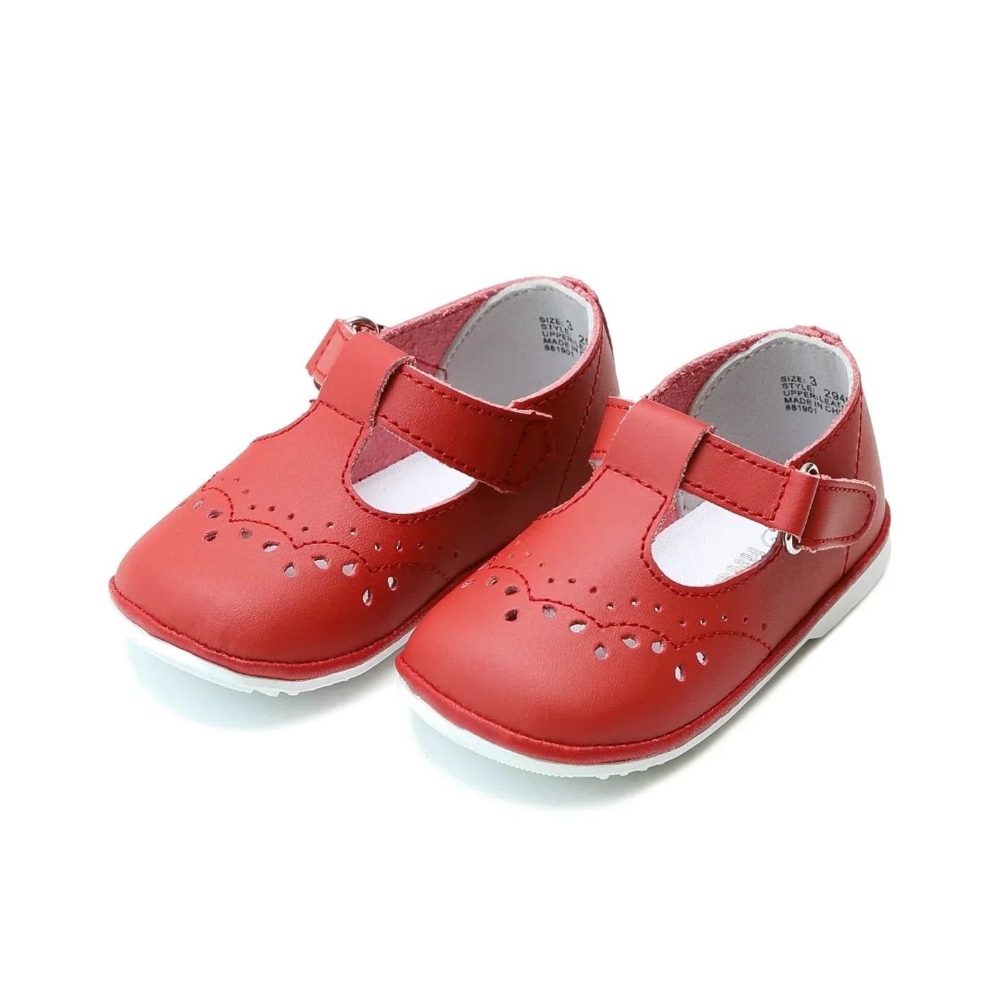 L'AMOUR PREORDER - Birdie Leather T-Strap Mary Jane (Baby): ETA October