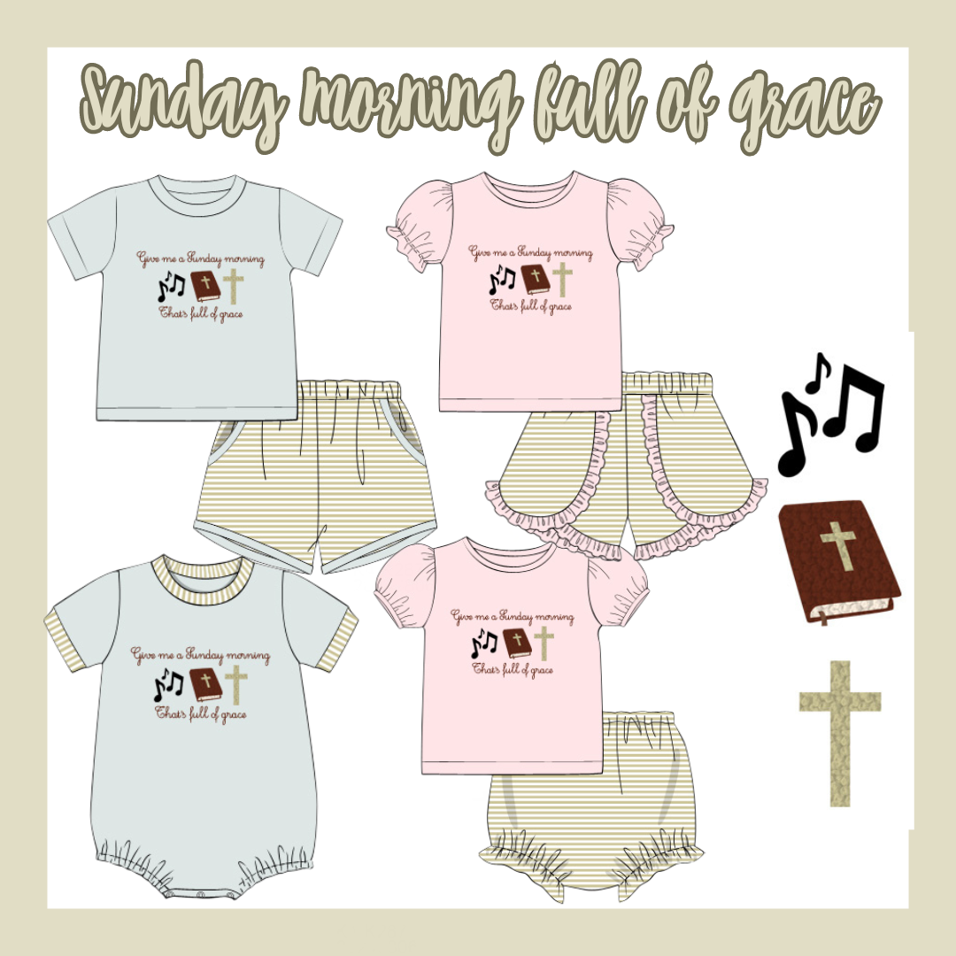 Sunday Morning Full of Grace Boy Set-ETA FEB