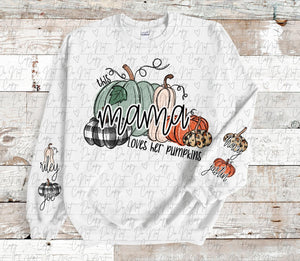 This Mama Loves Her Pumpkins Graphic Tee