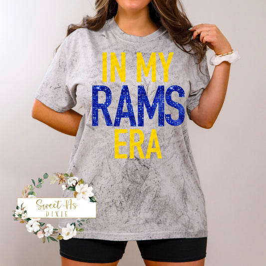 In My Rams Era CC Colorblast Graphic Tee