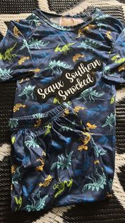 Dino Bones Infant Gown