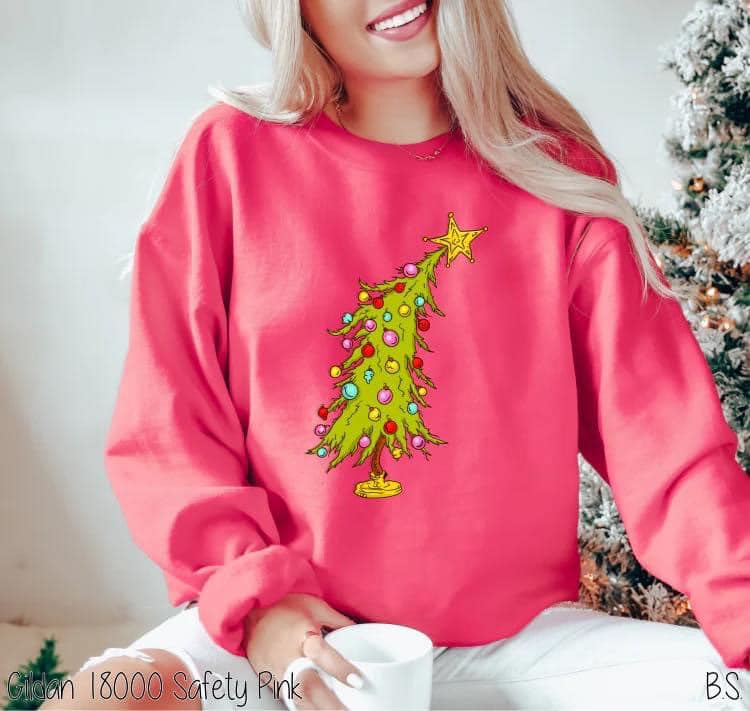 Grouchy Christmas Tree Graphic Tee