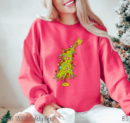 Grouchy Christmas Tree Graphic Tee