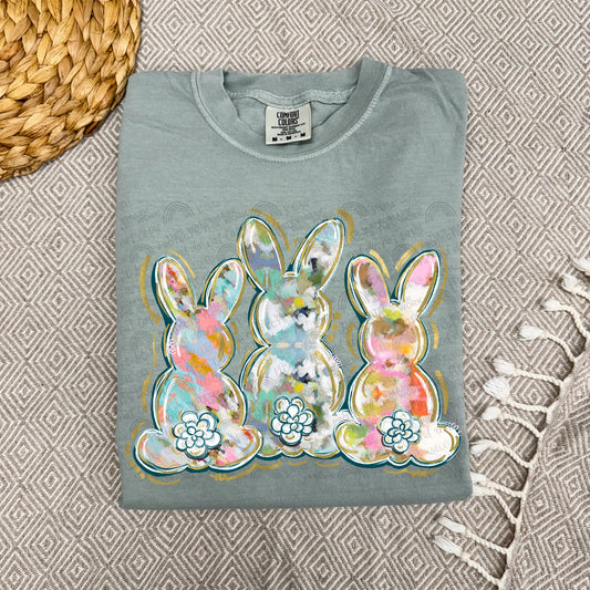 Soft Colors Bunny Tee-Comfort Colors
