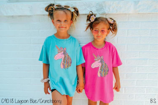 Copy of Colorful Painted Unicorn Youth - Comfort Colors