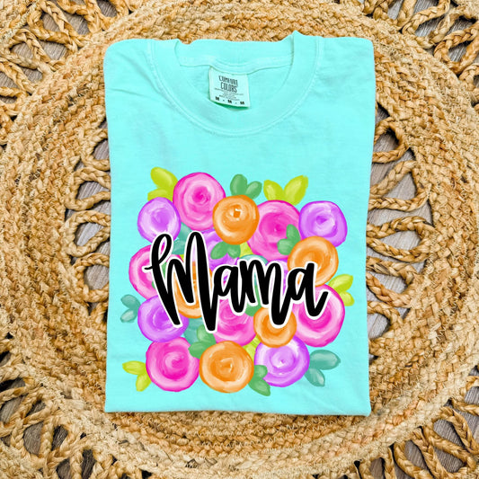 Mama Mother's Day Comfort Color Tee-Adult