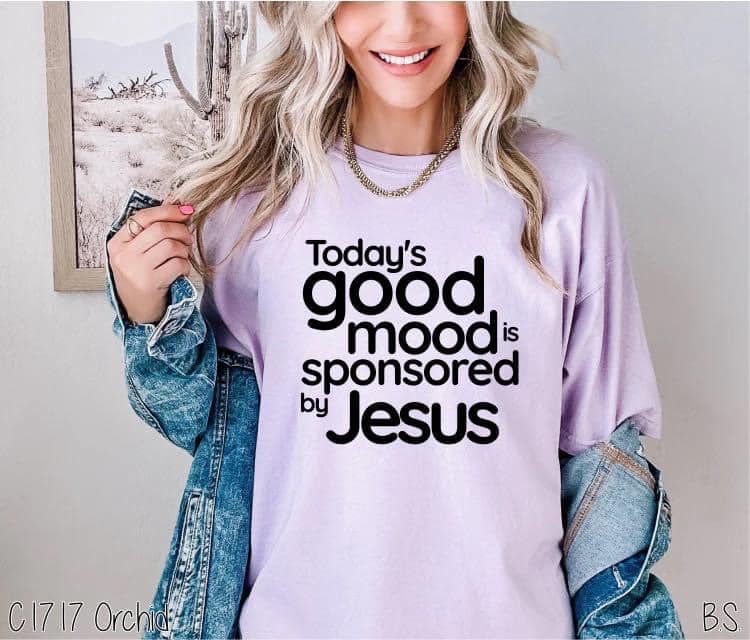 Today's Good Mood Comfort Color Tee-Adult