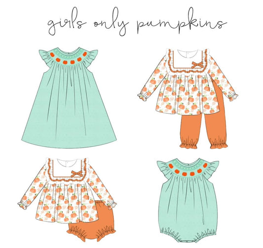 Girls Only Pumpkin Collection - RTS