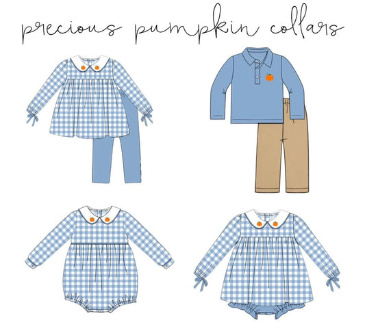 Precious Pumpkin Collars Preorder-RTS