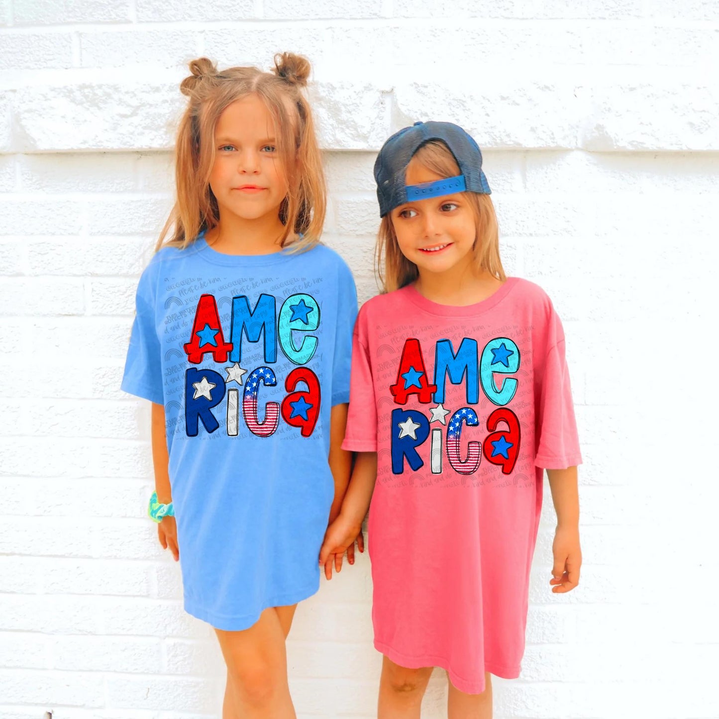 America Comfort Color Tee-Youth