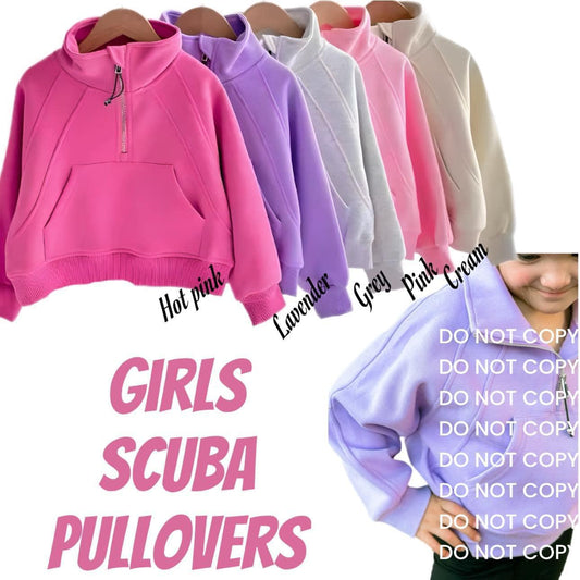 Girls Scuba Pullovers-eta Early Dec