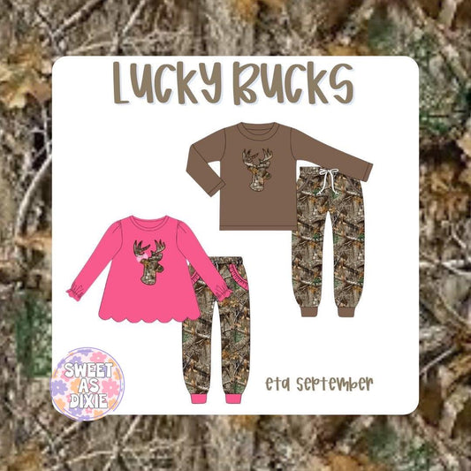 Lucky Bucks Jogger Sets-ETA SEPTEMBER