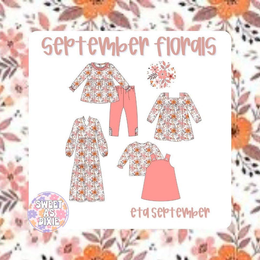September Florals Collection-ETA SEPTEMBER