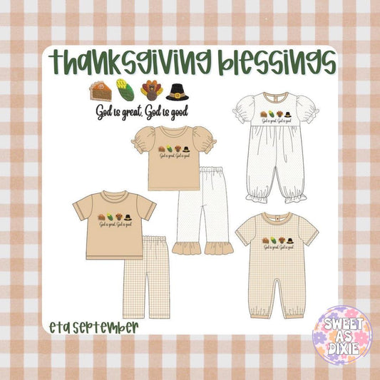 Thanksgiving Blessings Collection-ETA SEPTEMBER