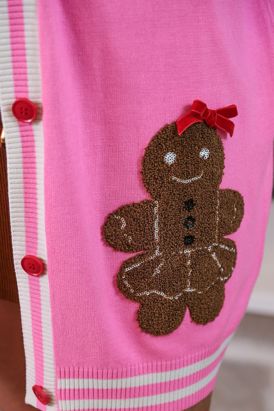 Ginny The Gingerbread Girl Long Cardigan