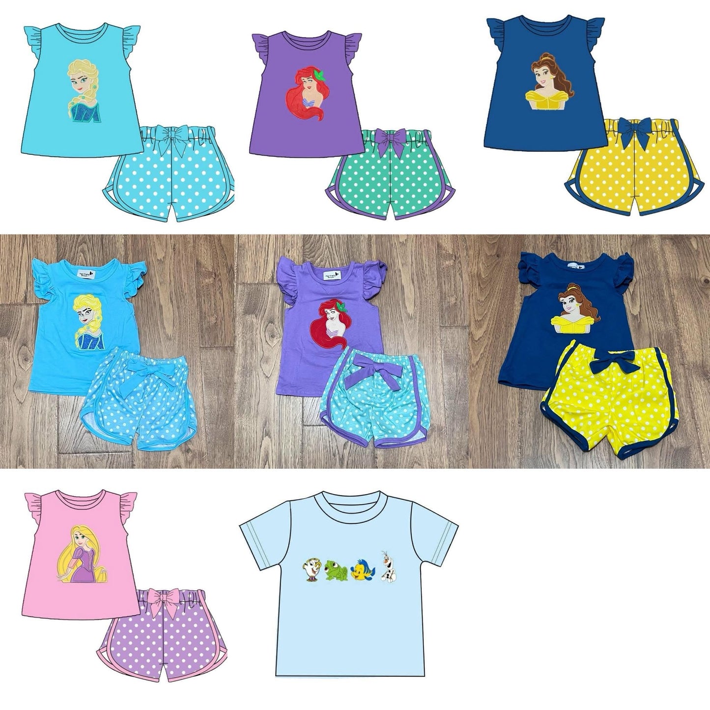 Princess and Sidekicks Appliqué Collection - ETA July